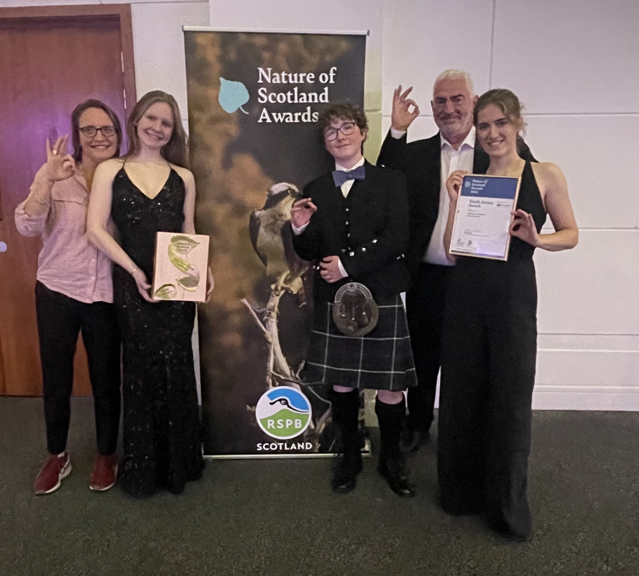 WE WON!!! Youth Action Award #NatureOfScotland 2025!!!